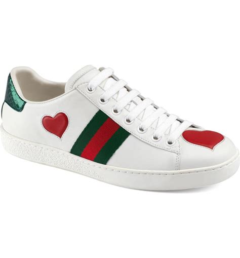 gucci sneakers heart